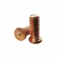 Шпилька приварная резьбовая омедненная