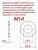 Шайба увеличенная М14 DIN 25201 Nord-Lock SP оцинкованная сталь